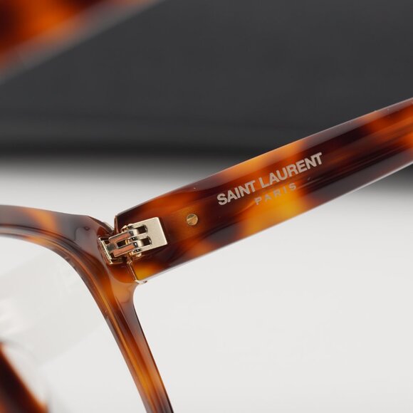 Saint Laurent SLM97 003 Square Eyeglasses - Havana 54mm - Picture 5 of 11